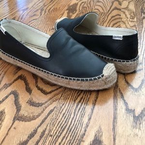 Soludos leather Platform Slipper
